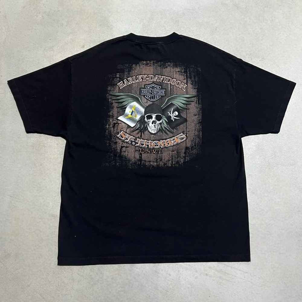 U.S. Virgin Islands Harley Davidson Graphic Tshirt Size 2XL
